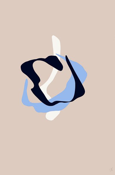 Scandi abstrakt 7 von Anne-Marie Volfova