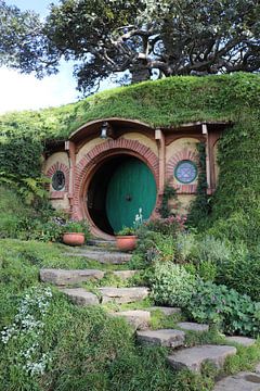 Film set de Hobbit, Nieuw Zeeland van Pauline Nijboer