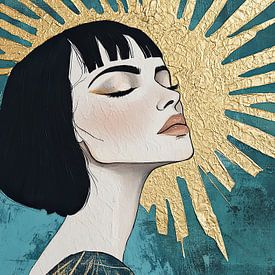 Art Déco Flapper van Niklas Maximilian