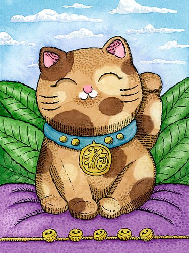 Beckoning Cat (Maneki Neko) #6