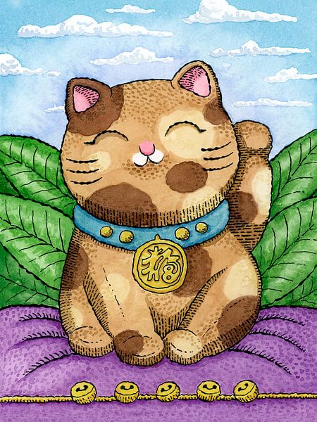 Chat qui pleure (Maneki Neko) #6 par Studio Zandman