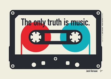 No. 1 The only truth is music Jack Kerouac by Chungkong Art