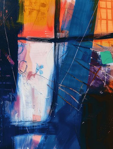 Farbenfroh, modern und abstrakt