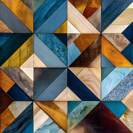 Mozaïek Hout & Steen van Jacky