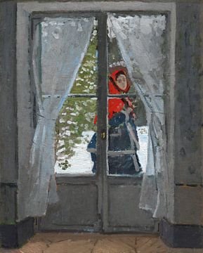 Das rote Tuch, Claude Monet