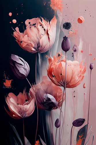 Splashed Tulips