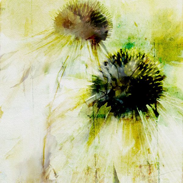 Flowers abstract by annemiek art