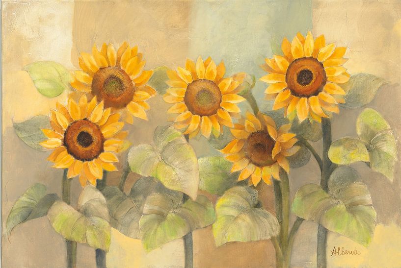 August Sunflowers, Albena Hristova by Wild Apple