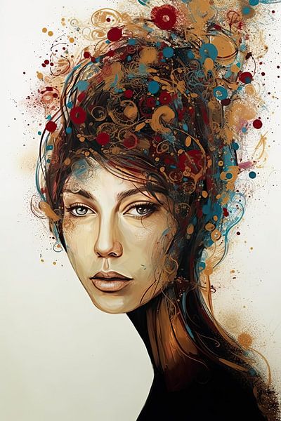 Abstrakte Frau von Imagine