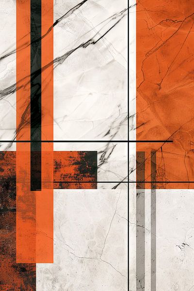 Geometry on marble by Poster Art Shop
