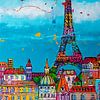 Bestseller Paris sur Happy Paintings / Renata Rolefes