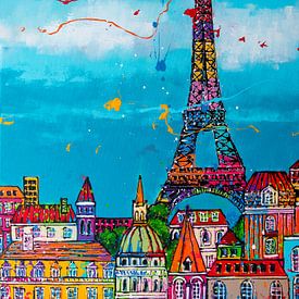 Bestseller Paris von Happy Paintings