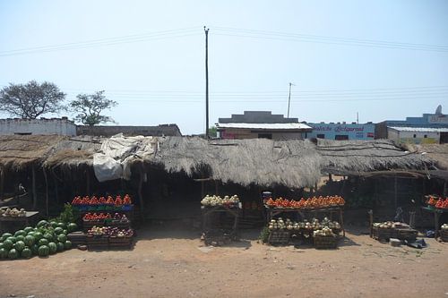 'Groenten kraampjes', Zambia