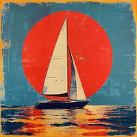 Sailboat Sea Maritime Moon Shipping