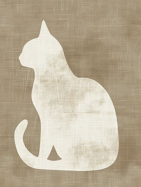 Cat Painting by Modern Collection