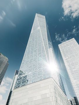 Wolkenkrabbers in New York City (U.S.A.) van Ian Schepers