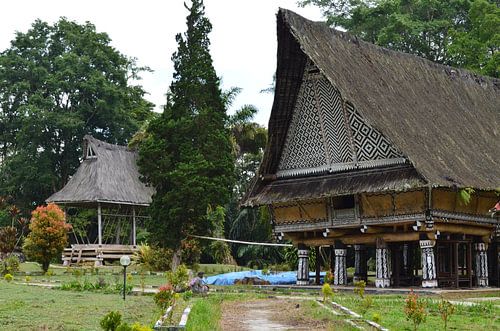 Traditioneel gebouw in Indonesië