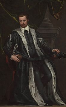 Portret van een heer van de familie Soranzo, Paolo Veronese