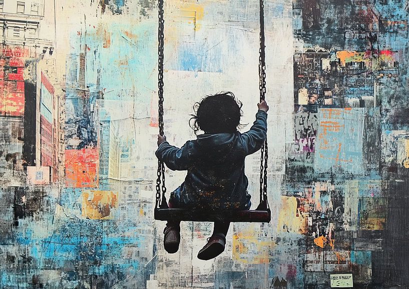 Freedom in Urban Art by Eye catching paintings