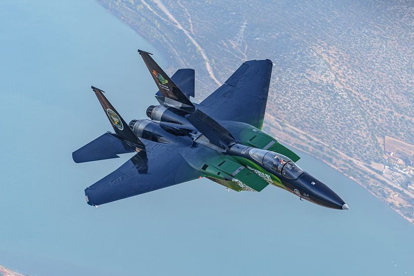 Saudische Boeing F-15 Eagle über Griechenland. von Jaap van den Berg