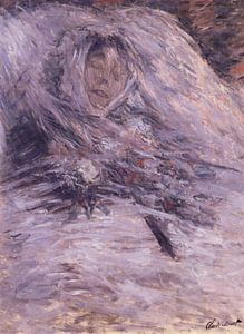 Camille Monet auf ihrem Sterbebett, Claude Monet