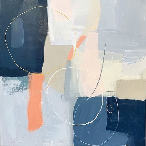 Moderne Geometrie - Abstrakte Kunst von Poster Art Shop