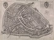 Ancienne carte de Schiedam datant d'environ 1600. par Gert Hilbink Aperçu