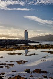Peaceful morning at the Høgstein lighthouse, Godøy, Norway by qtx