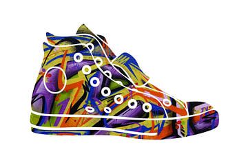 Graffiti Sneaker van Harry Hadders