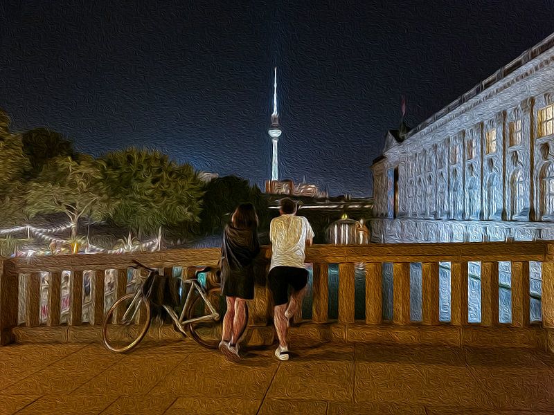 Summer night in Berlin by Vicente M