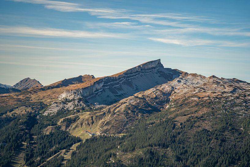 The Hohe Ifen in autumn by Leo Schindzielorz