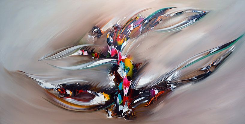 Abstract Power van Gena Theheartofart
