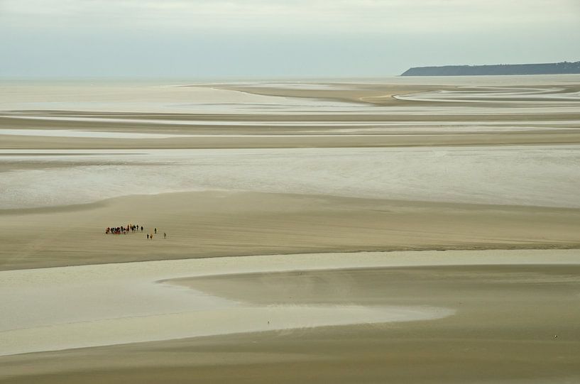 Wadlopers bij de Mont Saint-Michel  par Remco Swiers