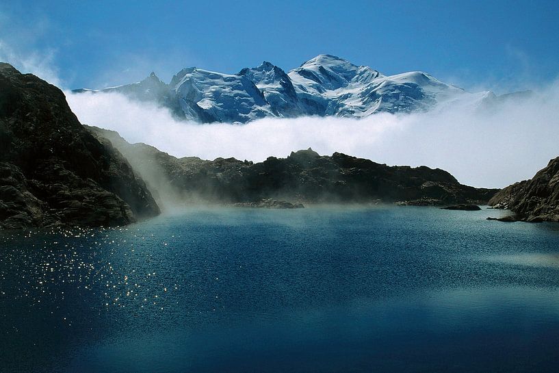 Een meer in Mont-Blanc van Jc Poirot