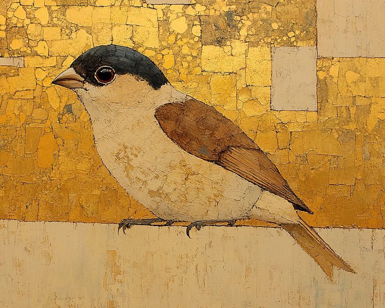 Bird Background | Bird Gold by Modern Collection