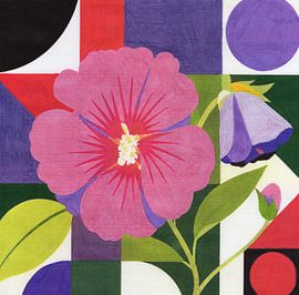 Univers floraux, motif n° 2