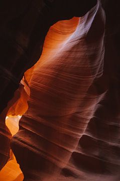 Antelope Canyon in de Amerikaanse staat Arizona van Michiel Dros