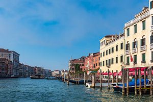 Blick auf historische Gebäude in Venedig, Italien