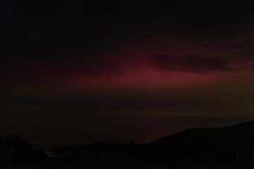 Les aurores boréales sur Texel I sur Anneke Hooijer