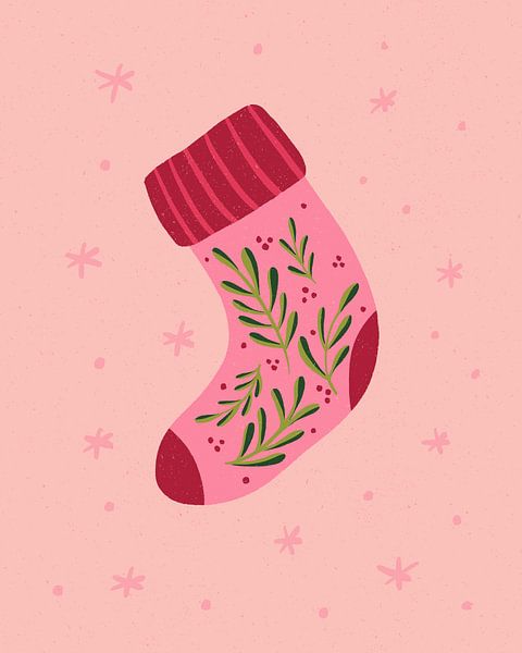 Bas de Noël par Angela Minca