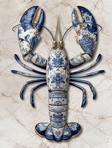 Cancer Delftware 1 by Rene Ladenius Digital Art