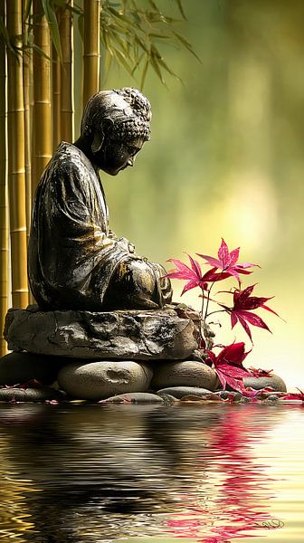 ZEN - Bouddhisme - Bouddha - Bouddha par Gelissen Artworks
