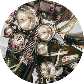 De Vintage Harley Davidson II van Martin Bergsma