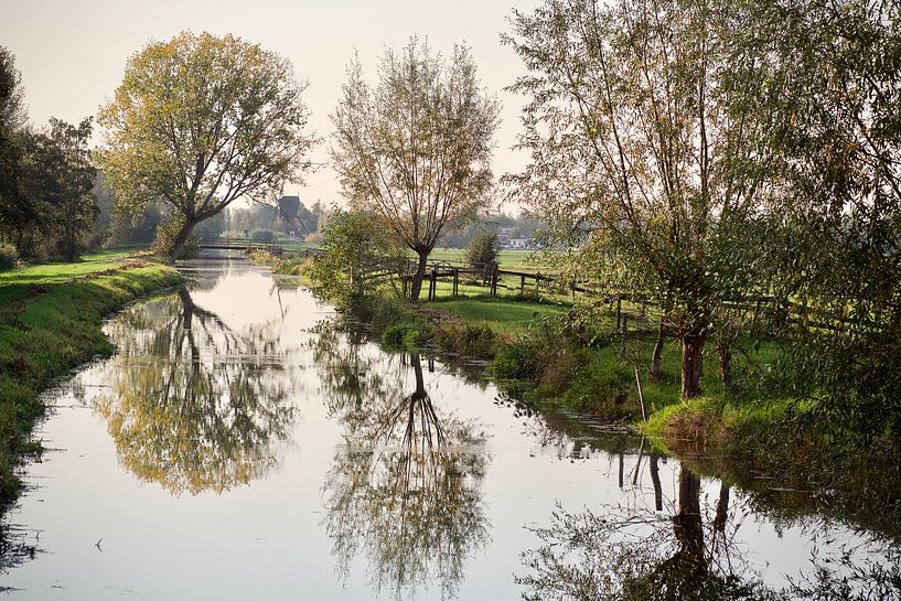 Hollands herfstlandschap van Dick Besse
