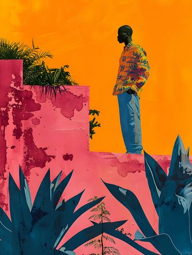 Portrait aux couleurs de l'Afrique