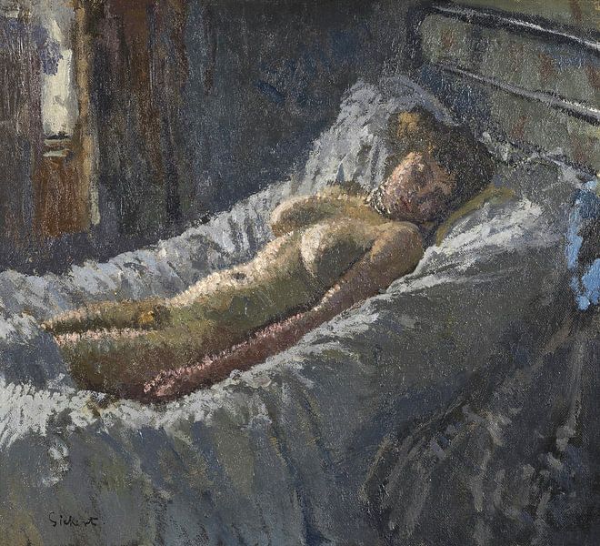 Mornington Crescent Nude, Walter Richard Sickert by Masterful Masters
