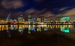 Skyline im Zentrum von Portland