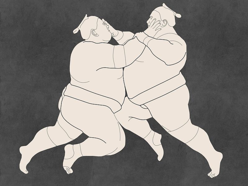 Sumo fighter by Roberto Moro