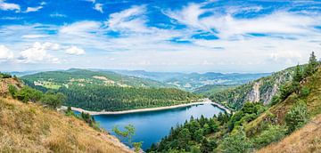 Der See Lac Blanc in den Vogesen in Frankreich im Sommer