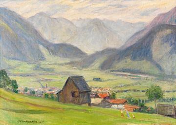 Uitzicht in het dal (Hindelang), Otto Modersohn